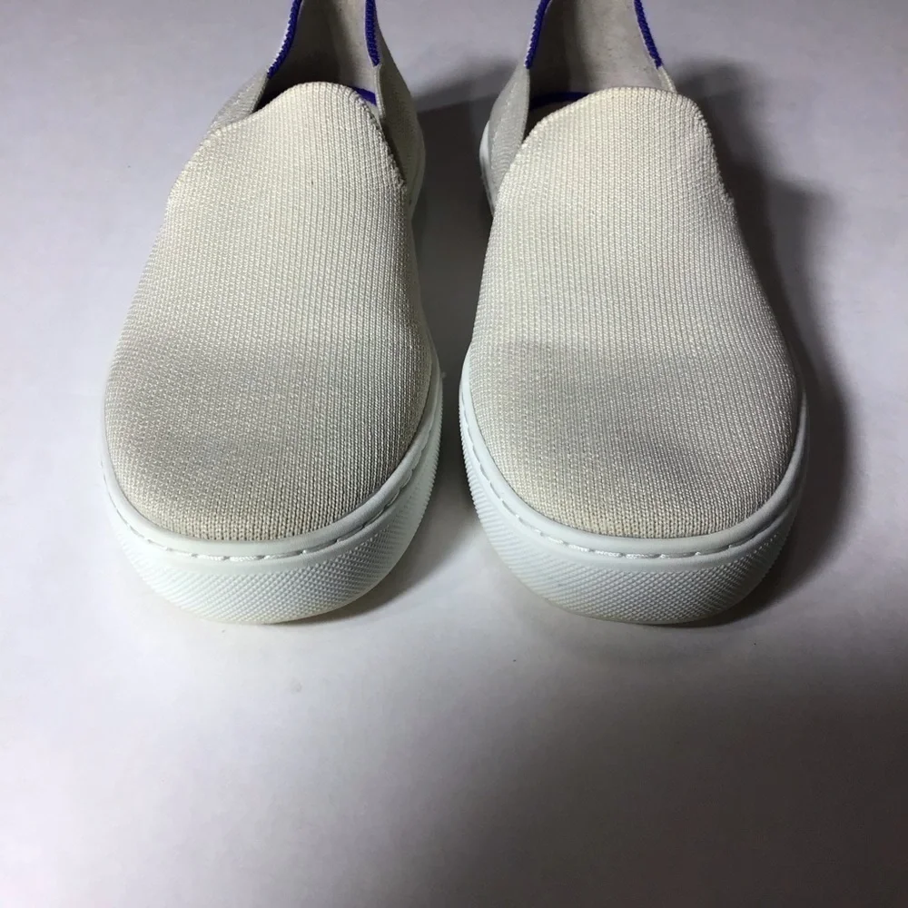 Rothy’s The Sneaker Slip On Shoes in Sand Size 5.5